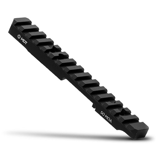 Die MDT Scope Base Picatinny Rails bieten eine präzise Montage für dein Optik, sind aus robustem 6061-T6 Aluminium gefertigt und haben eine 30 MOA Neigung.